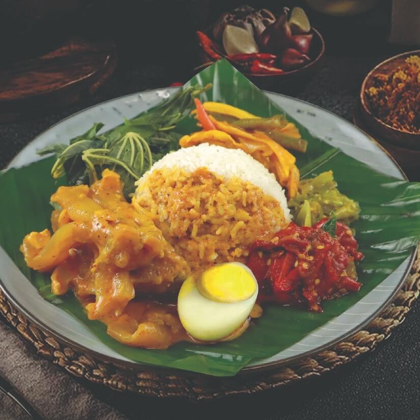 Gulai Urat + Nasi Padang